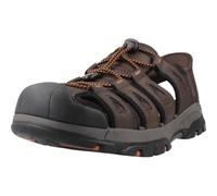 Skechers Men's Tresmen-Norvick Fisherman Sandal, Chocolate, 13