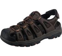 Skechers Tresmen Outseen CHOC Chocolate brown Mens Closed Toe Sandals 204111 in a Plain Man-made in Size 12