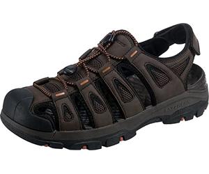Skechers Men's Tresmen Outseen Sandals, Chocolate Synthetic, 8 UK