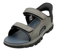 Skechers Tresmen - Reece Polyurethane Men's Charcoal Standard Sandals UK 6