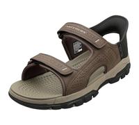 Skechers Men's TRESMEN Reece Sport Sandal, Chocolate, 9 UK