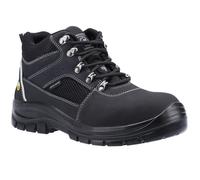 Skechers Mens Trophus Letic Nubuck Safety Boots Black (10 Uk)