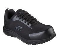 Skechers Men's 200090EC BLK Trainers, Black Textile/Synthetic, 7 UK