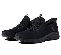 Skechers Men's Ultra Flex 3.0 Right Away Sneaker, Black/Black, 6 UK Wide