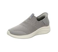 Skechers Men's Ultra Flex 3.0 Smooth Step Sneaker, Grey Knit Trim, 8 UK