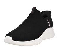 Skechers Men's Sneaker Ultra Flex 3.0 Smooth Step – Black Knit, Red Trim – UK 7.5