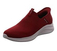 Skechers Men's Ultra Flex 3.0 Smooth Step Sneaker, Burgundy Knit Trim, 6.5 UK