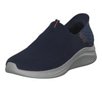 Skechers Mens Ultra Flex 3.0 Smooth Step Trainers, Navy Knit Trim, 7 UK