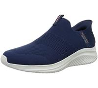 Skechers Mens Ultra Flex 3.0 Smooth Step Trainers, Navy Knit Trim, 8 UK