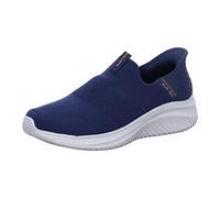Skechers Mens Ultra Flex 3.0 Smooth Step Trainers, Navy Knit Trim, 9 UK