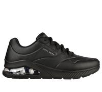 Skechers Mens Uno 2 Air Around You Sneaker, Black Duraleather Black Trim, 10 UK