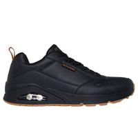 Skechers Men's UNO - Alder Sneaker in Black, Size 9.5 | Synthetic/Textile