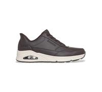 SKECHERS Mens Slip-Ins Uno Banksia Chocolate Trainers Mens Shoe Siz
