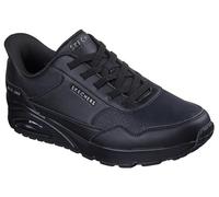 Skechers Men's UNO BANKSIA Luxe Sneaker, Black, 12 UK
