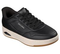 Skechers Men's Uno Ctl Laying Low Sneaker, Black Duraleather/Mesh, 12 UK