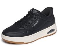 Skechers Men's Uno Ctl Laying Low Trainers, Black Duraleather/Mesh, 10 UK