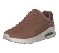 Skechers Men's Uno Harry Kane Air Sneaker, Brown Duraleather/Brown Suede, 7.5 UK