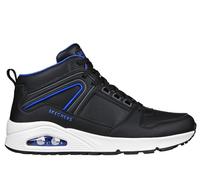 Skechers Men's UNO Keep Close Trainers, Black White, 11.5 US