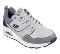 Skechers Mens Uno - Retro One 183020-Gry Grey Lace Up Shoes UK 7