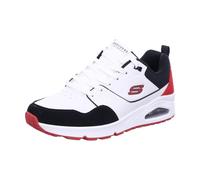 Skechers Men's UNO Retro One Trainers, Wbrd White Black Red, 8 UK