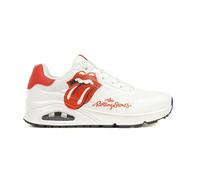 Skechers Men's Uno - Rolling Stones Single White/Red Sneakers 183102.WRD (US)