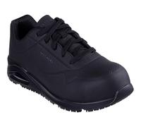 (6 UK, Black) Skechers Mens Uno SR- Doltin Safety Trainers