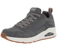 Skechers Men's Uno-Stacre Sneaker, Gray, 10.5 UK
