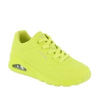 Skechers Men's Uno Stacre Sneaker, Lime-Green, 8.5