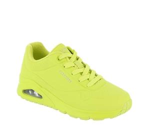 Skechers Men's Uno Stacre Sneaker, Lime-Green, 8.5