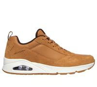 Skechers Mens UNO Stacre Whiskey Suede Leather Sneakers Skech-Air 52468/WSK