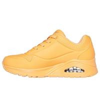 Skechers Men's Uno-Stand On Air Lace Up Sneaker, Orange Evening red in Zigzag Pattern Sunset Chevron, 9 UK