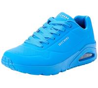 Skechers Men's Uno Stand on Air Sneaker, Blue Durabuck Mesh, 6 UK