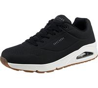 Skechers Men's Uno Stand on Air Sneaker, Dark Black Durabuck Trim, 9 UK