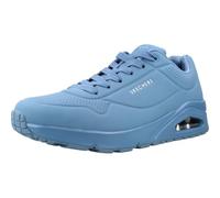 Skechers Men's Uno Stand on Air Sneaker, Denim Durabuck Mesh, 9 UK