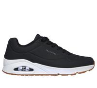 Skechers Men's Sneaker Uno Stand on Air, Dark Black Durabuck Trim, UK 6