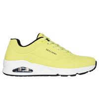 Skechers Men's UNO - Stand On Air Sneaker in Neon Yellow/Lime, Size 8 | Synthetic/Textile