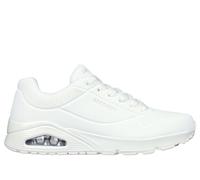 Skechers Men's Sneaker UNO Stand on Air – White Durabuck Mesh – UK 11