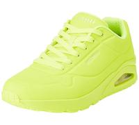 Skechers Men's Uno Stand on Air Sneaker, Lime Durabuck Trim, 12 UK