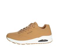 Skechers Men's Uno Stand on Air Sneaker, Tan Durabuck Trim, 7.5 UK
