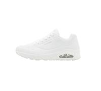 Skechers Men's Uno Stand on Air Sneaker, White Durabuck Mesh, 11 UK
