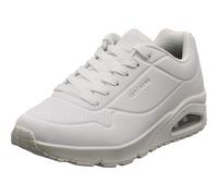 Skechers Men's Uno Stand on Air Sneaker, White Durabuck Mesh, 9 UK
