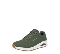 Skechers Men's Uno Stand On Air Trainer, Olive, 9.5 UK