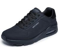 Skechers Men's Sneaker UNO Suited On Air – Synthetic/Leather/Textile – Black Size 11