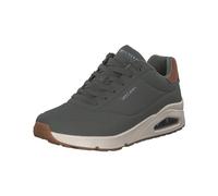 Skechers Men's Uno-Suited on Air Sneaker, Dusty Olive/Durabuck/Chestnut Suede, 7 UK