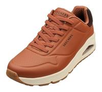 Skechers Men's Uno Tailored Air Sneaker, Cognac Duraleather, 11 UK