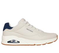 Skechers Men's UNO - Tailored Air Sneaker in Natural/Blue, Size 6 | Synthetic/Leather/Textile