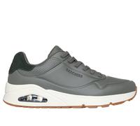 Skechers Men's UNO - Tailored Air Sneaker in Olive, Size 7.5 | Synthetic/Leather/Textile