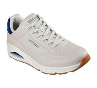 Skechers Men's Uno Tailored Air Sneaker, Natural Duraleather/Blue Suede, 10.5 UK