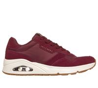 Skechers Men's UNO - Vintage Air Sneaker in Burgundy, Size 9 | Leather/Textile