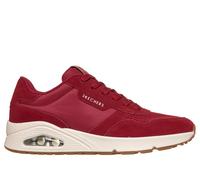 Skechers Men's UNO - Vintage Air Sneaker in Red, Size 8.5 | Leather/Textile